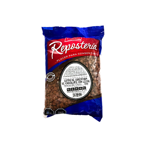 Gotas cobertura de leche 500gr (st moritz)