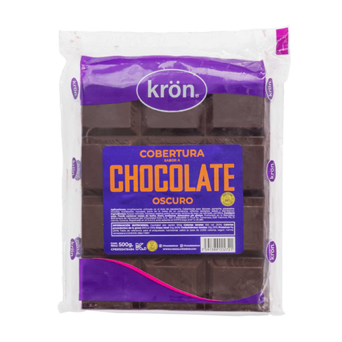 Tableta chocolate 500gr (Kron)