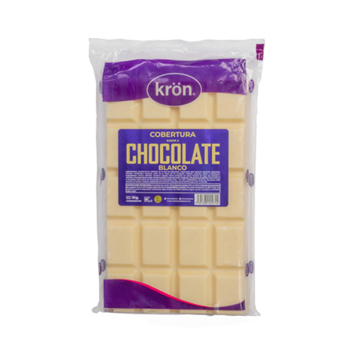 Tableta cobertura blanca 1kg (Kron)