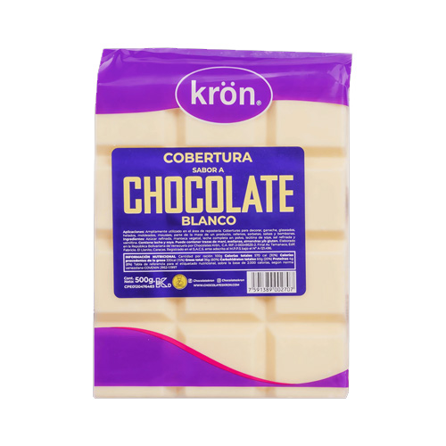 Tableta cobertura blanca 500kg (Kron)