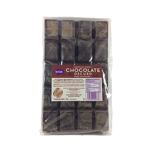 Tableta cobertura oscura 1kg (Kron)